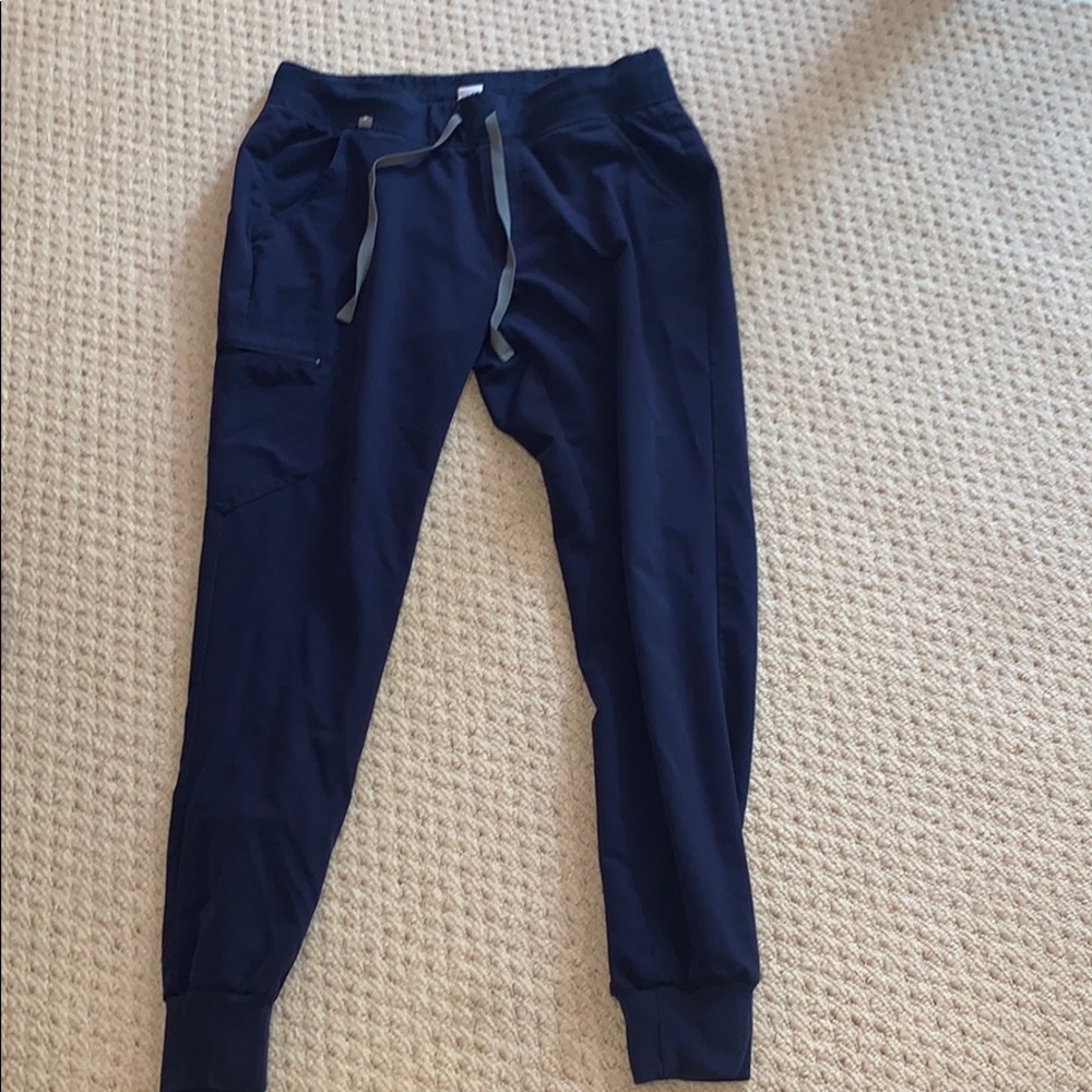 Figs navy blue joggers